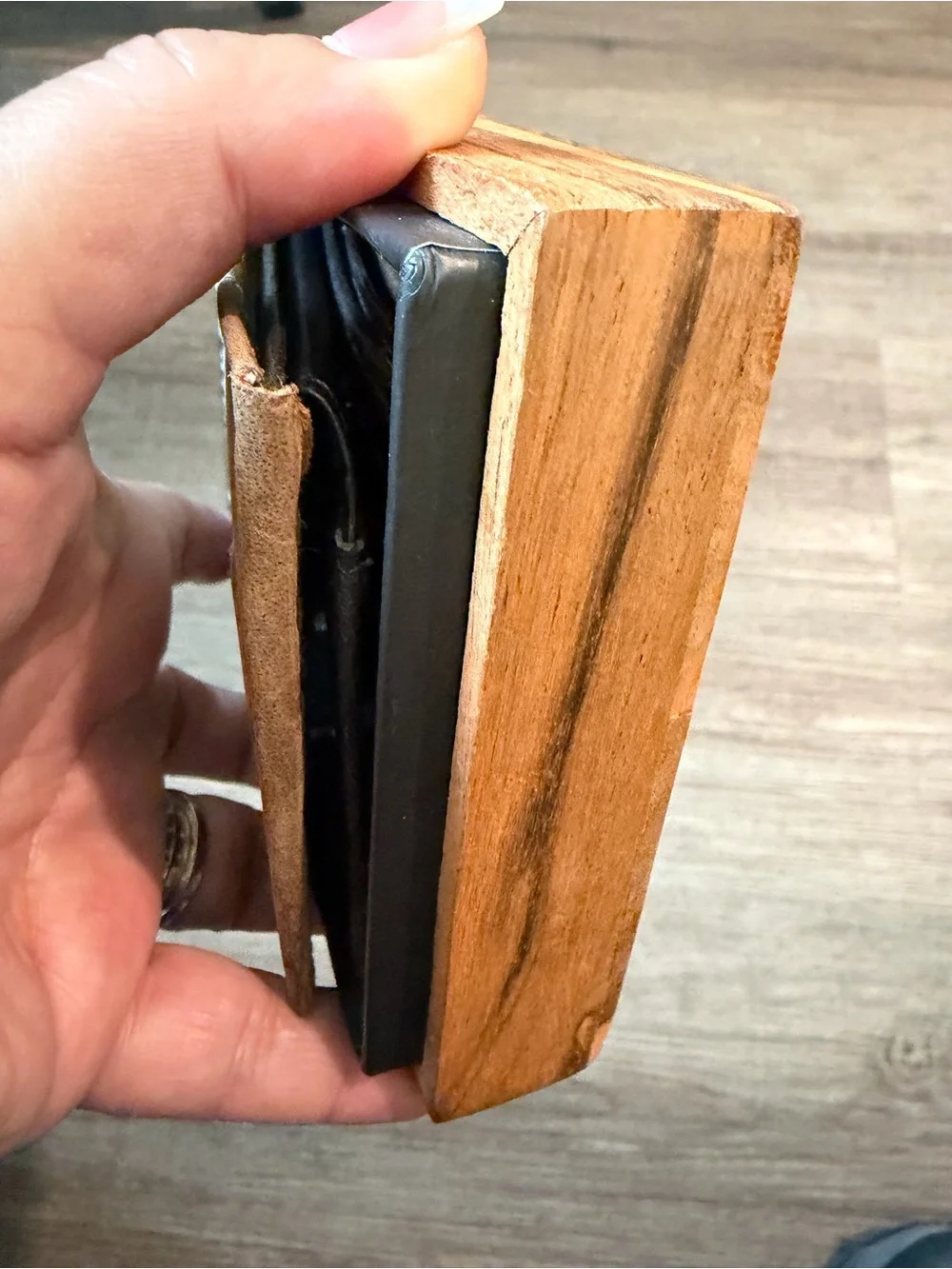 American Bison Brown Leather Men's Wallet